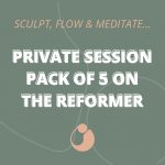 PRIVATE SESSION - PACK OF 5 ON THE REFORMER
